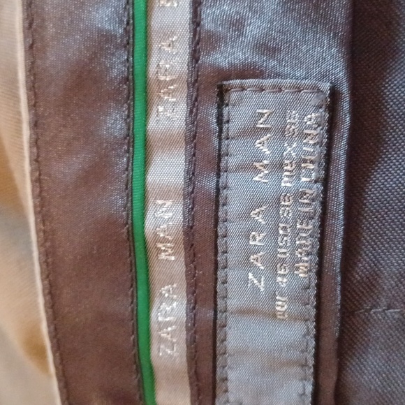 Zara Man Pleated Dress Suit Pants Men's Size 36 - Picture 8 of 9